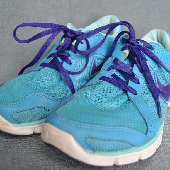 Nike Flex Experience RN 2 Athletic Shoe Blue & Purple Size: 7.5 - Picture 2 of 8